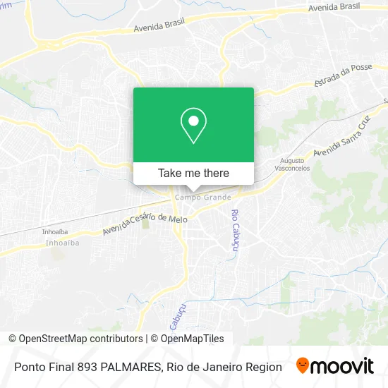 Ponto Final 893 PALMARES map