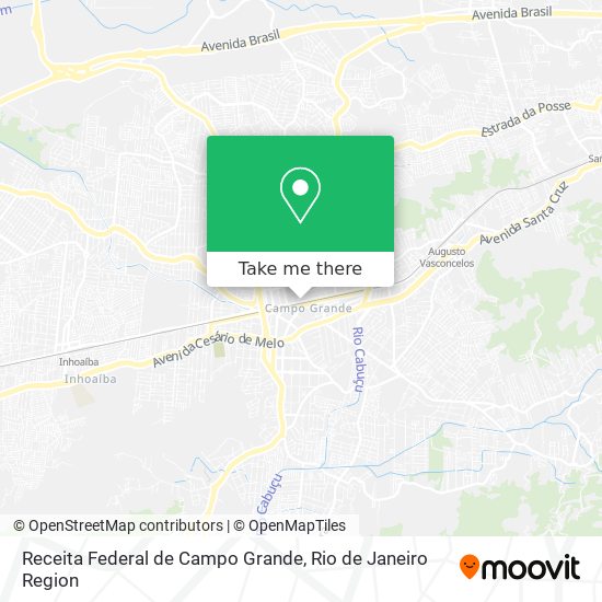Receita Federal de Campo Grande map