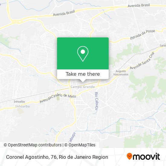 Coronel Agostinho, 76 map