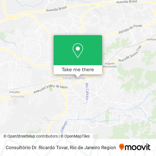 Consultório Dr. Ricardo Tovar map