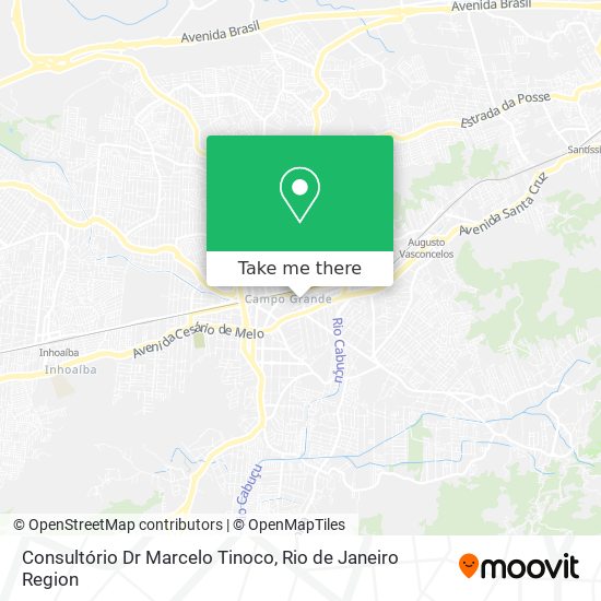 Mapa Consultório Dr Marcelo Tinoco