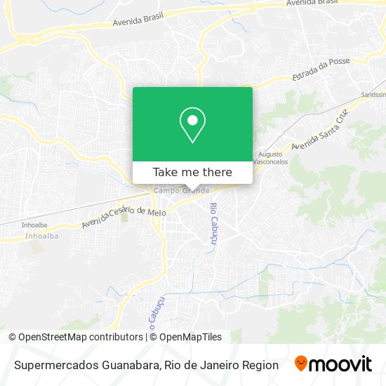 Supermercados Guanabara map