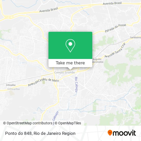 Ponto do 848 map