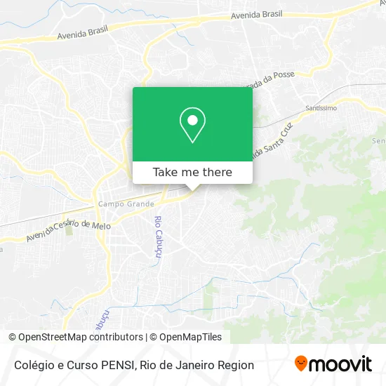 Colégio e Curso PENSI map