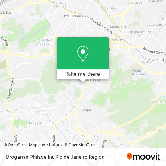 Drogarias Philadelfia map