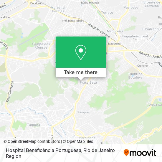 Mapa Hospital Beneficência Portuguesa