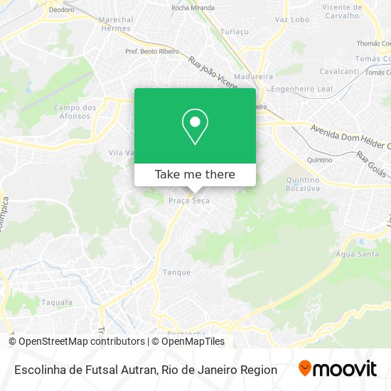 Escolinha de Futsal Autran map