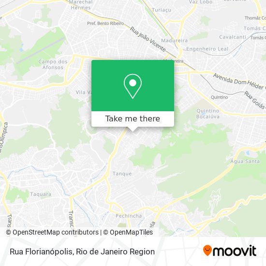 Mapa Rua Florianópolis