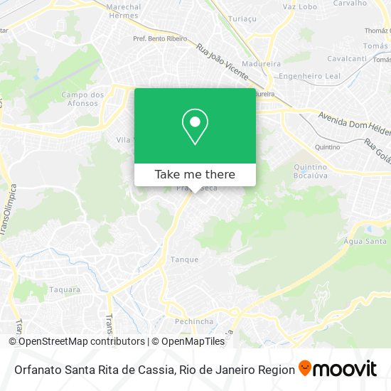 Orfanato Santa Rita de Cassia map