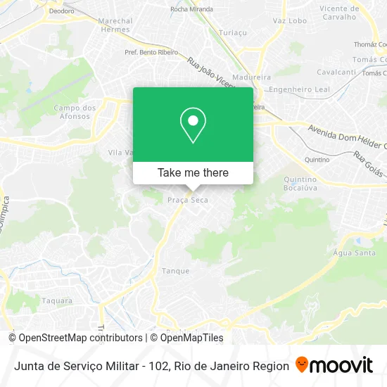 Junta de Serviço Militar - 102 map