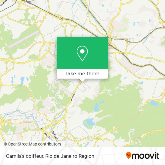 Camila's  coiffeur map