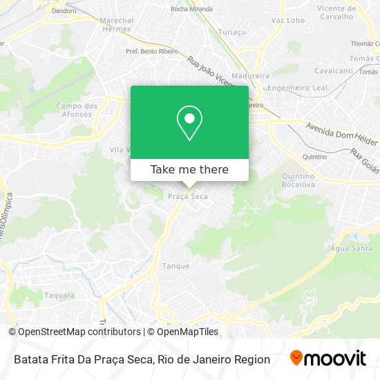 Batata Frita Da Praça Seca map