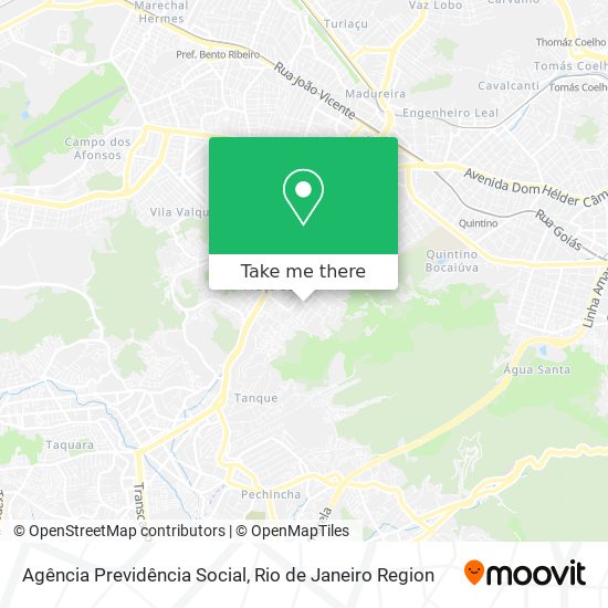 Mapa Agência Previdência Social