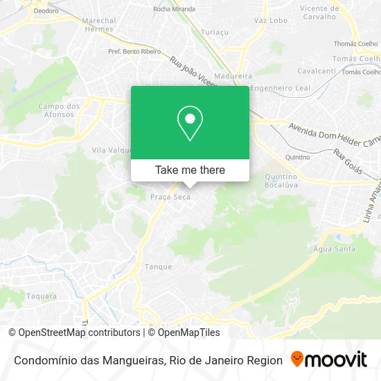 Condomínio das Mangueiras map
