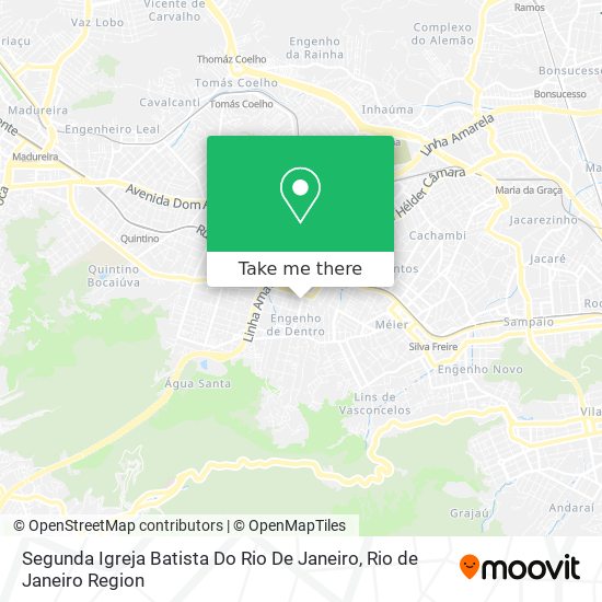 Segunda Igreja Batista Do Rio De Janeiro map