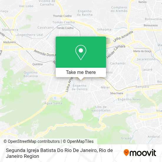 Segunda Igreja Batista Do Rio De Janeiro map