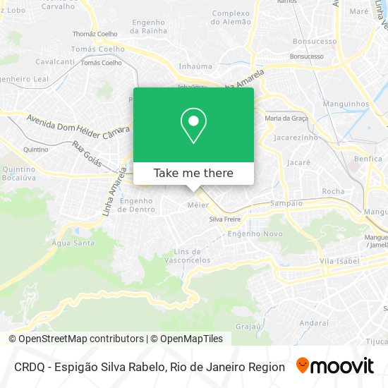 CRDQ - Espigão Silva Rabelo map