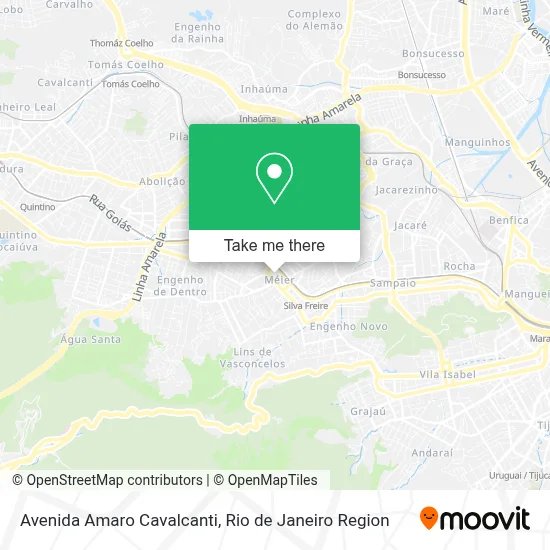 Avenida Amaro Cavalcanti map