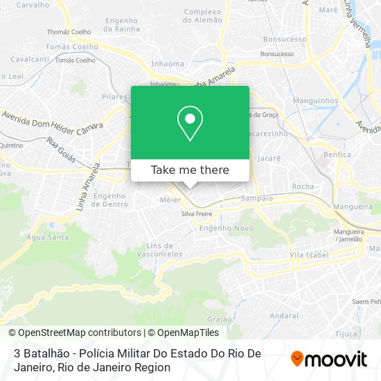 3 Batalhão - Polícia Militar Do Estado Do Rio De Janeiro map