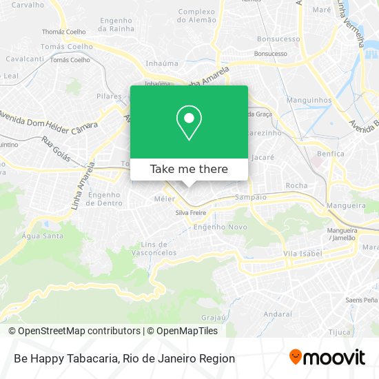 Be Happy Tabacaria map
