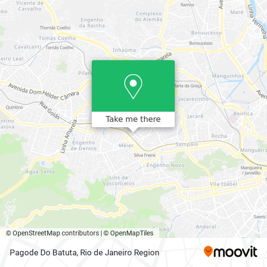 Pagode Do Batuta map