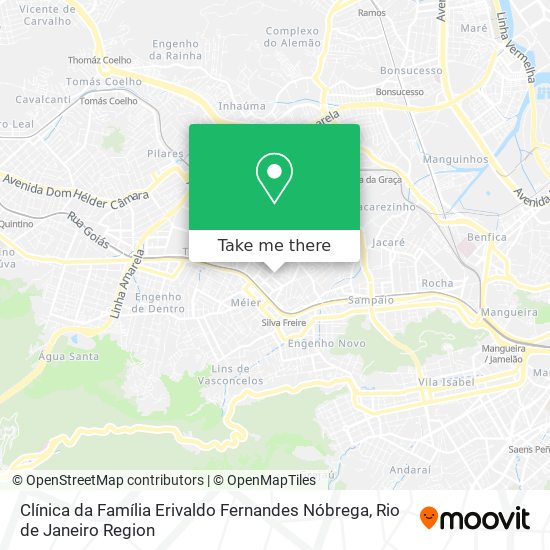 Clínica da Família Erivaldo Fernandes Nóbrega map