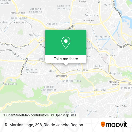 R. Martins Lage, 398 map