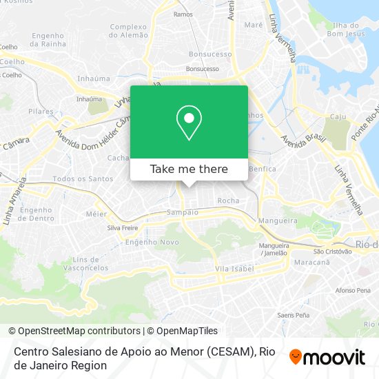 Centro Salesiano de Apoio ao Menor (CESAM) map