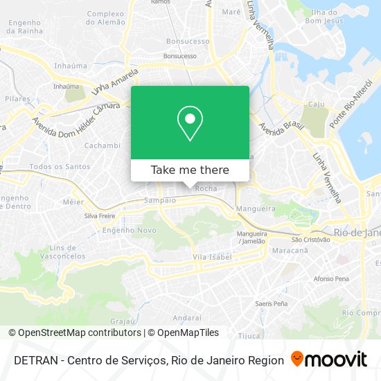 DETRAN - Centro de Serviços map