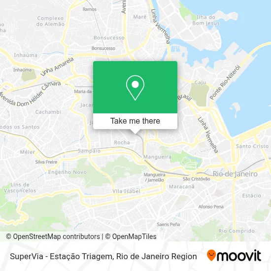SuperVia - Estação Triagem map