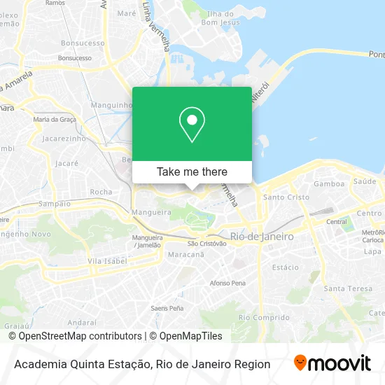 Academia Quinta Estação map