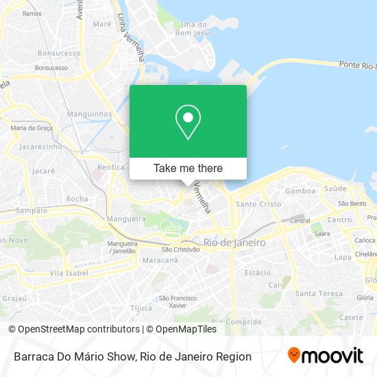 Barraca Do Mário Show map