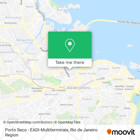 Porto Seco - EADI-Multiterminais map