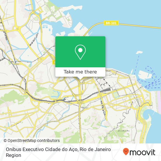 Onibus Executivo Cidade do Aço map