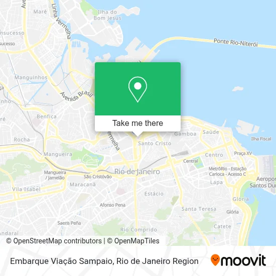 Embarque Viação Sampaio map