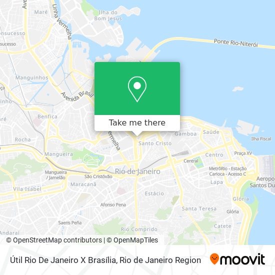 Útil Rio De Janeiro X Brasília map