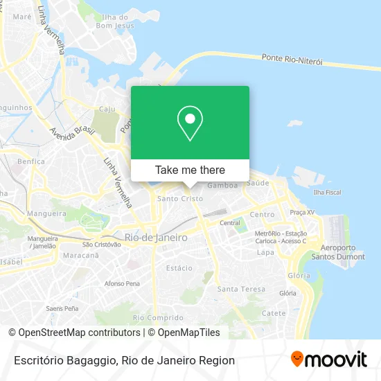 Escritório Bagaggio map