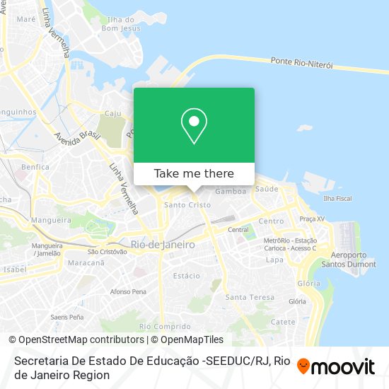 Secretaria De Estado De Educação -SEEDUC / RJ map