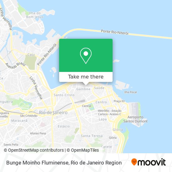 Mapa Bunge Moinho Fluminense