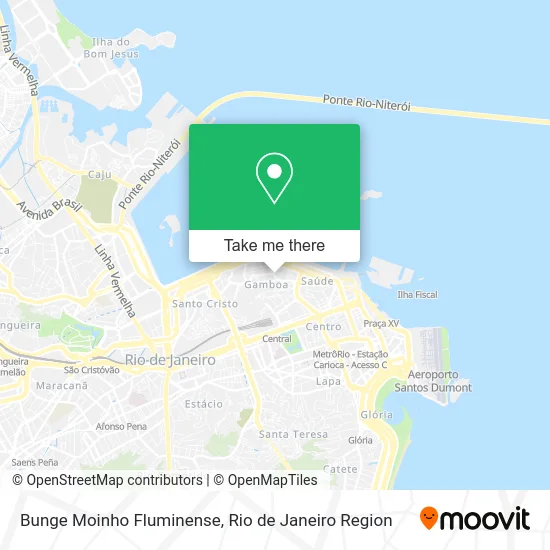 Bunge Moinho Fluminense map