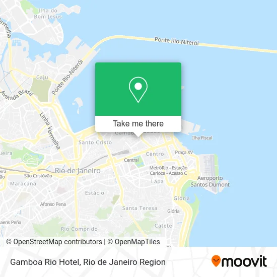 Gamboa Rio Hotel map