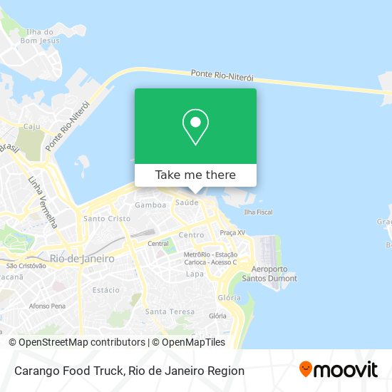 Carango Food Truck map