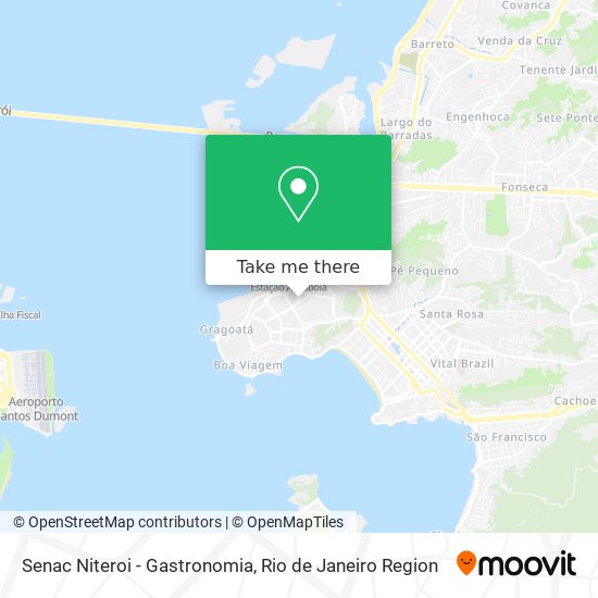 Senac Niteroi - Gastronomia map