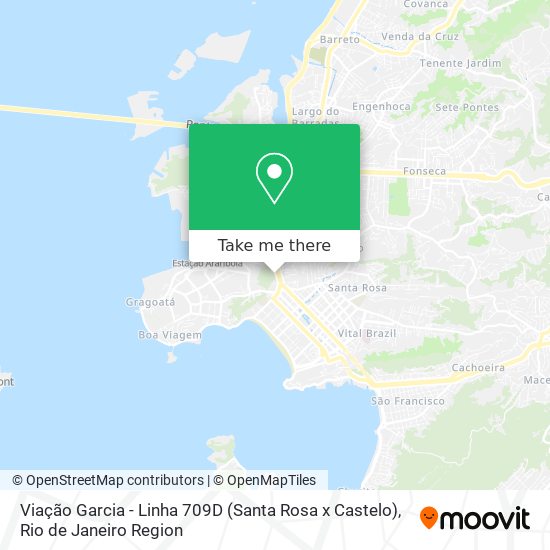 Viação Garcia - Linha 709D (Santa Rosa x Castelo) map