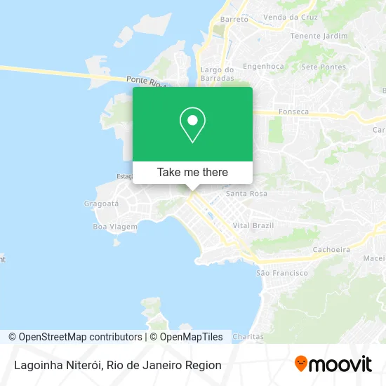 Lagoinha Niterói map