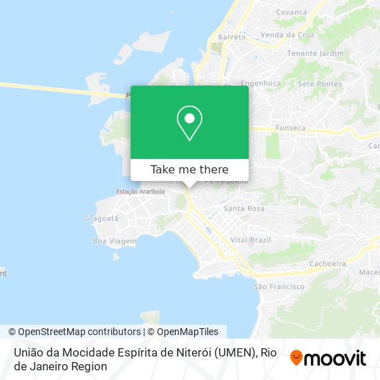 União da Mocidade Espírita de Niterói (UMEN) map