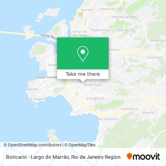 Mapa Boticario - Largo do Marrão