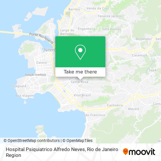 Mapa Hospital Psiquiatrico Alfredo Neves