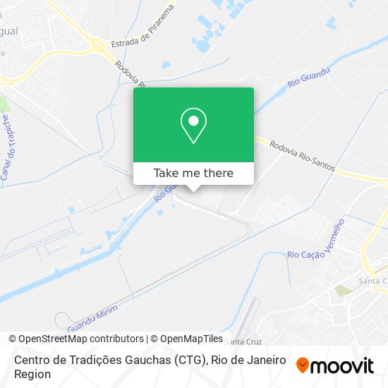 Centro de Tradições Gauchas (CTG) map