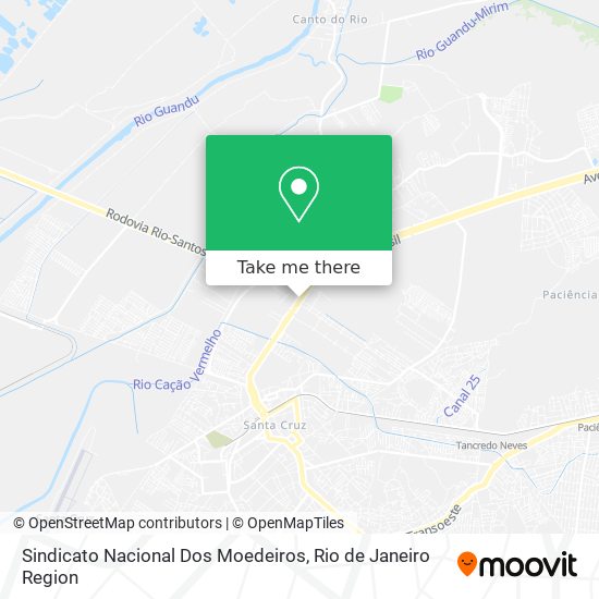 Sindicato Nacional Dos Moedeiros map